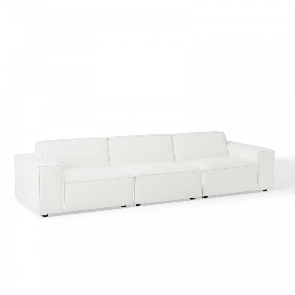 Restore 3-Piece Sectional Sofa, White