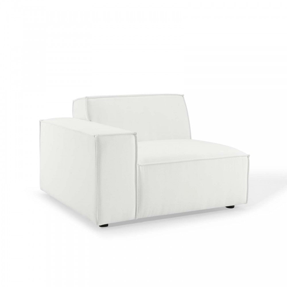 Restore 4-Piece Sectional Sofa, White, EEI-4113-WHI
