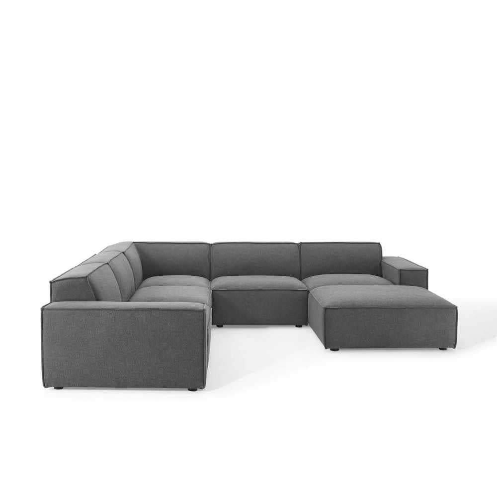 Restore 6-Piece Sectional Sofa, Charcoal, EEI-4118-CHA