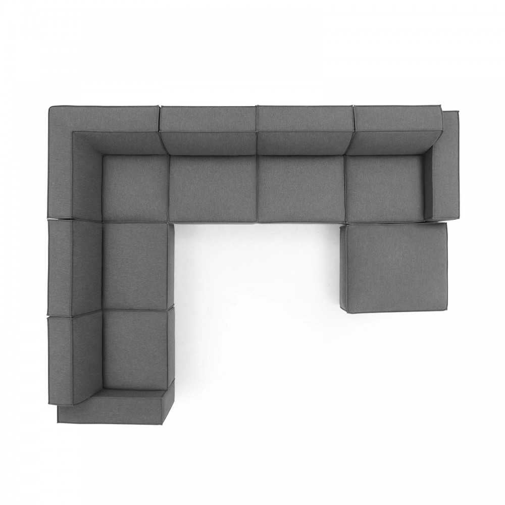 Restore 7-Piece Sectional Sofa, Charcoal
