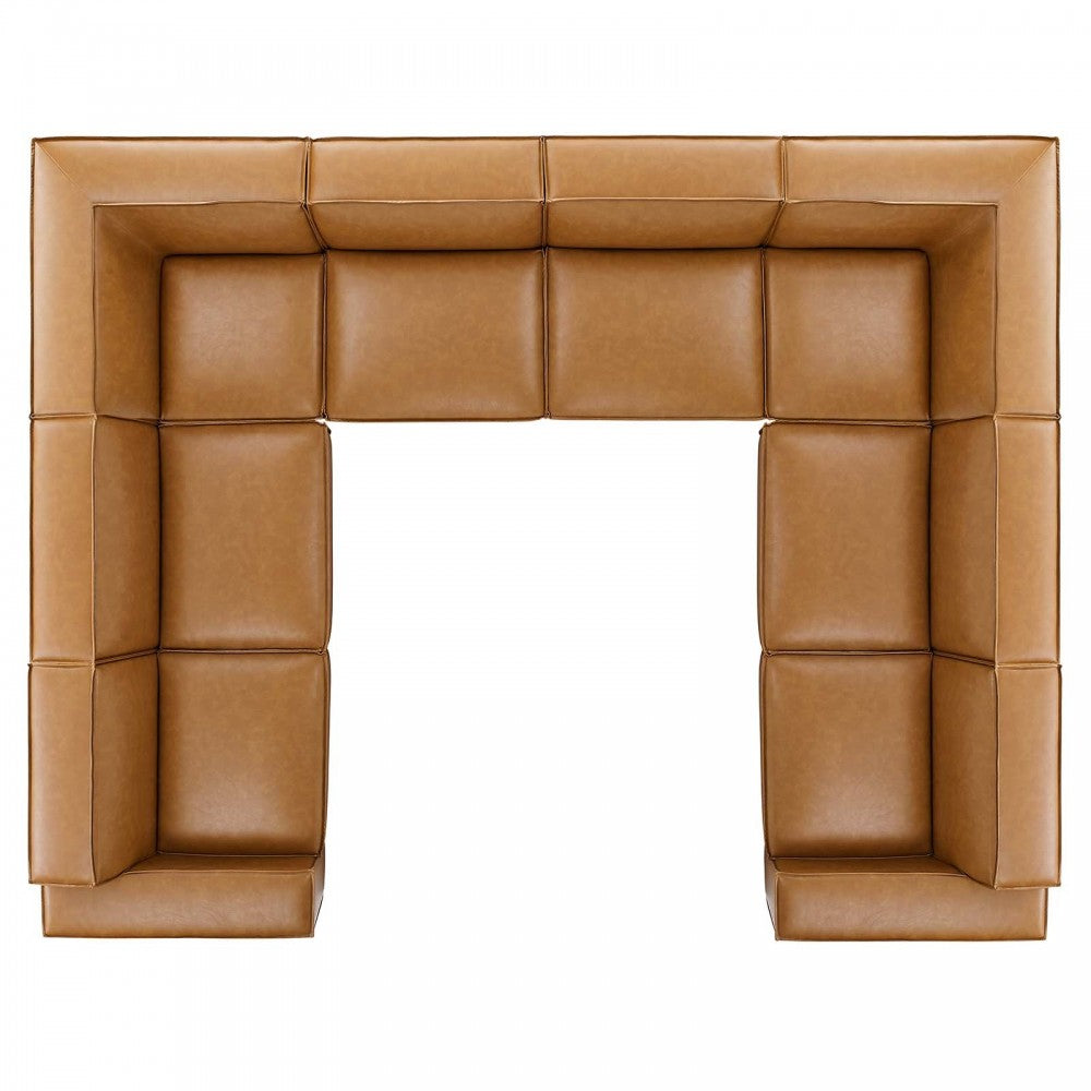 Restore 8-Piece Vegan Leather Sectional Sofa