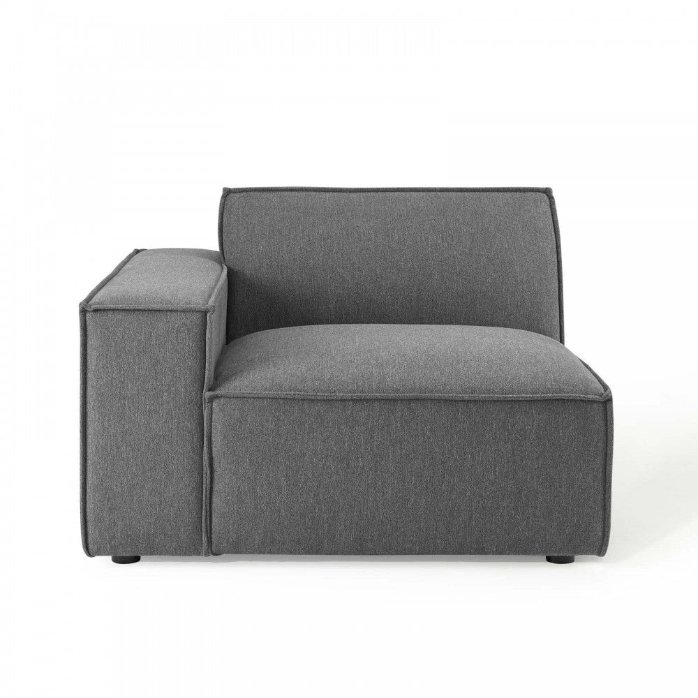 Restore Left-Arm Sectional Sofa Chair, Charcoal