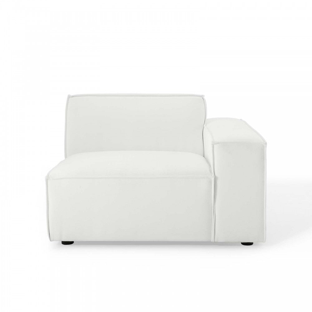 Restore Right-Arm Sectional Sofa Chair, White