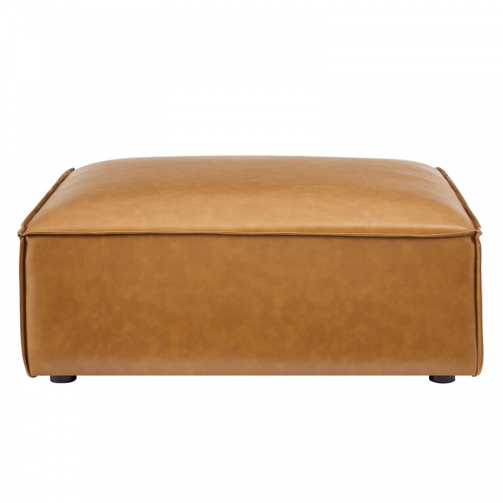 Restore Vegan Leather Ottoman