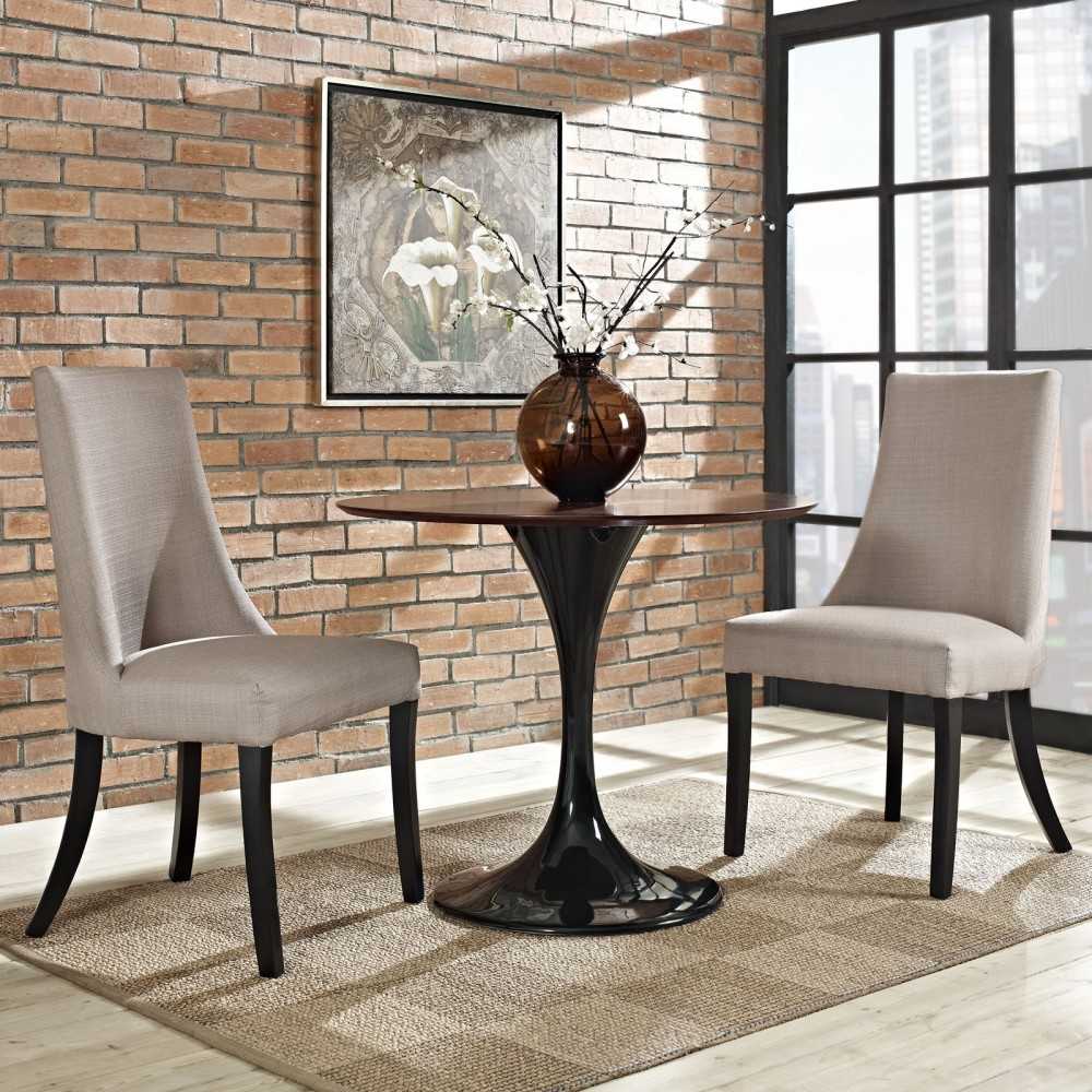 Reverie Dining Side Chair Set of 2, Beige
