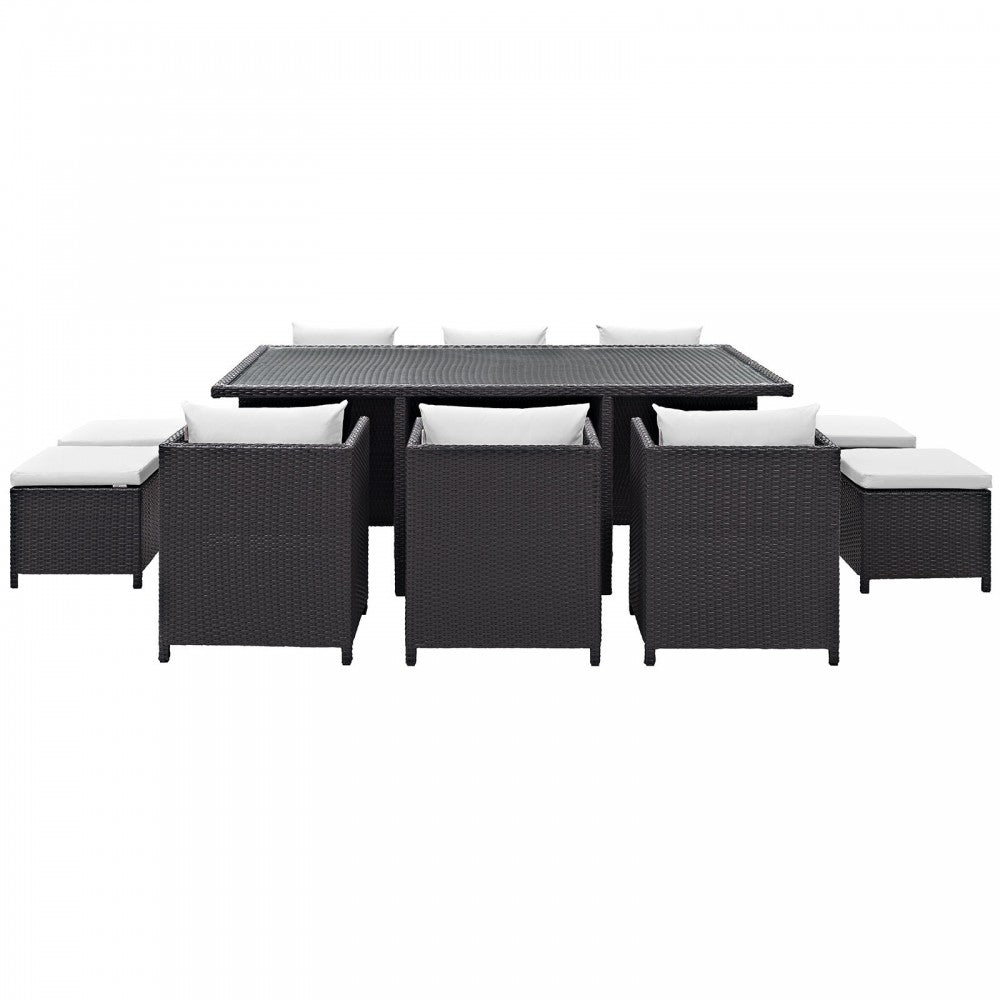 Reversal 11 Piece Outdoor Patio Dining Set