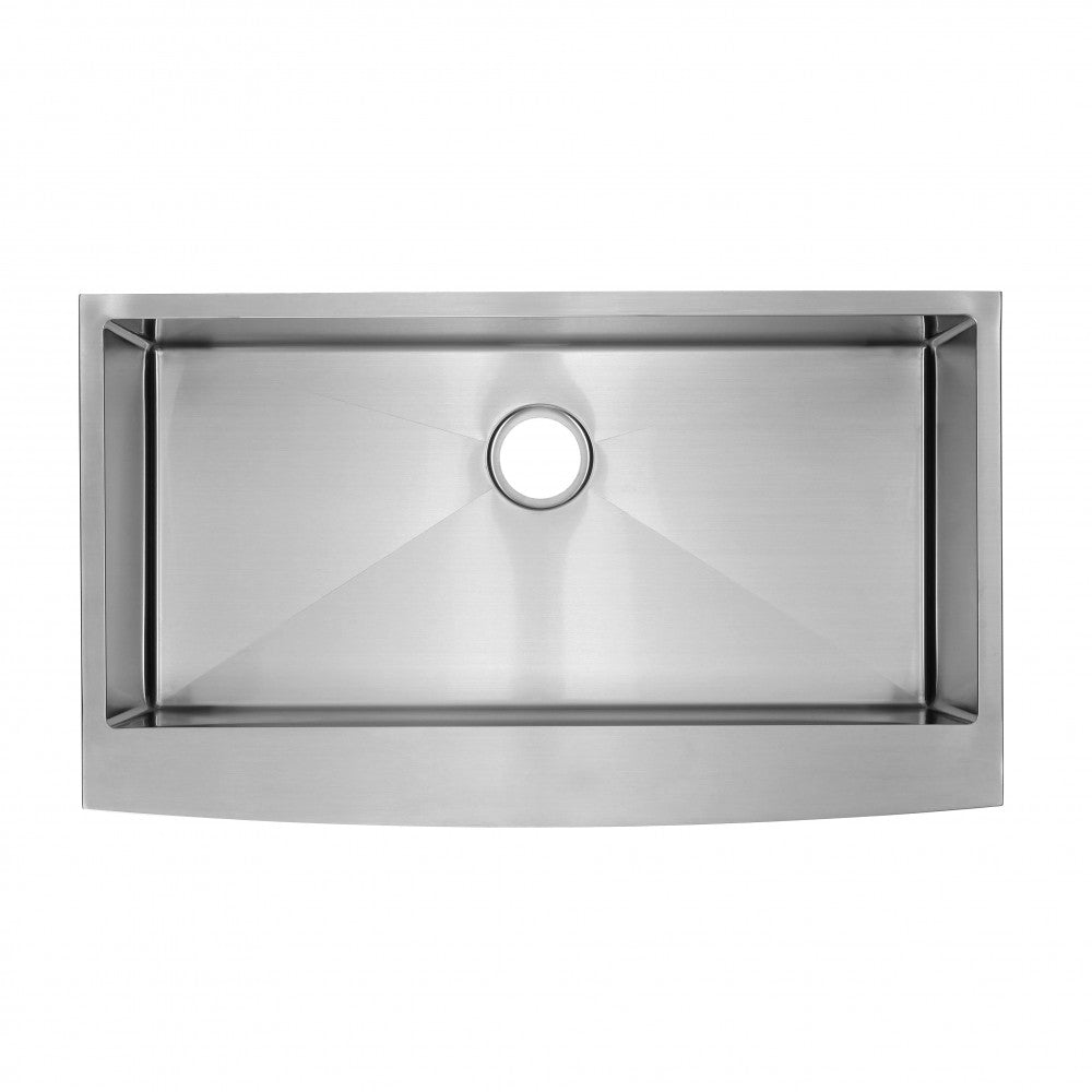 Rivage 36 x 21 Stainless Steel, Single Basin, Farmhouse Kitchen Sink with Apron
