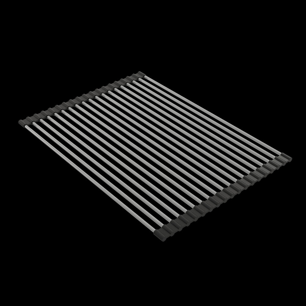 Roller Mat, Stainless Steel with Black Edging, Fits 1616, 1618, 1633