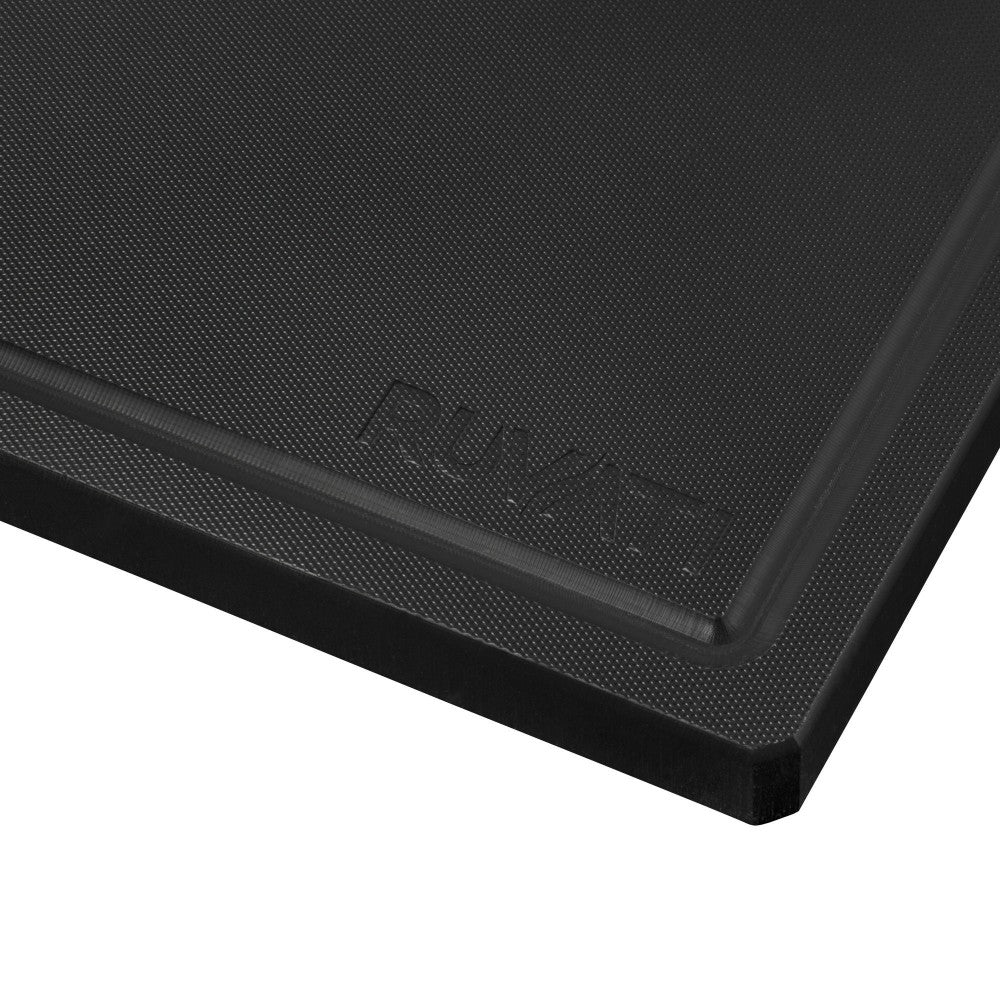 Ruvati 17 x 11 inch Black Resin Thick Replacement Cutting Board