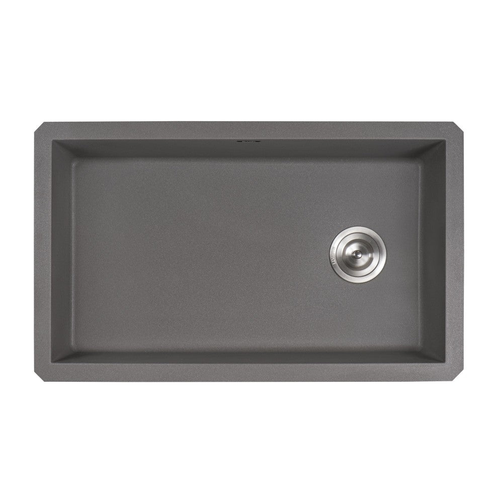 Ruvati epiGranite 31-3/4 x 19-1/4 inch Kitchen Sink - Urban Gray