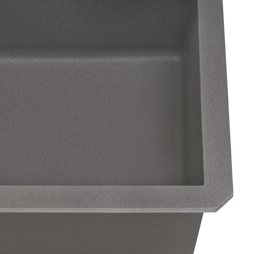 Ruvati epiGranite 31-3/4 x 19-1/4 inch Kitchen Sink - Urban Gray