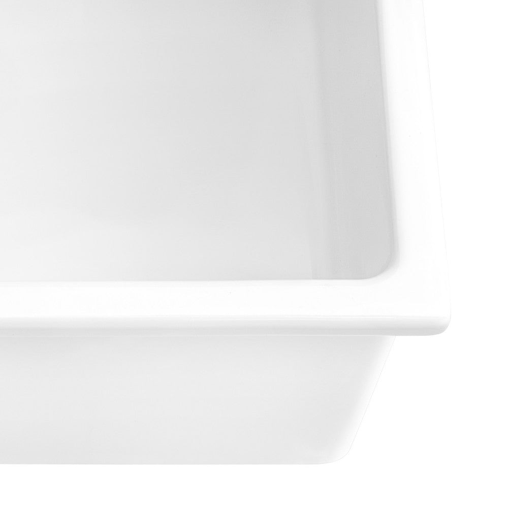 Ruvati Fiamma 30 x 18 inch Undermount Fireclay Kitchen Sink