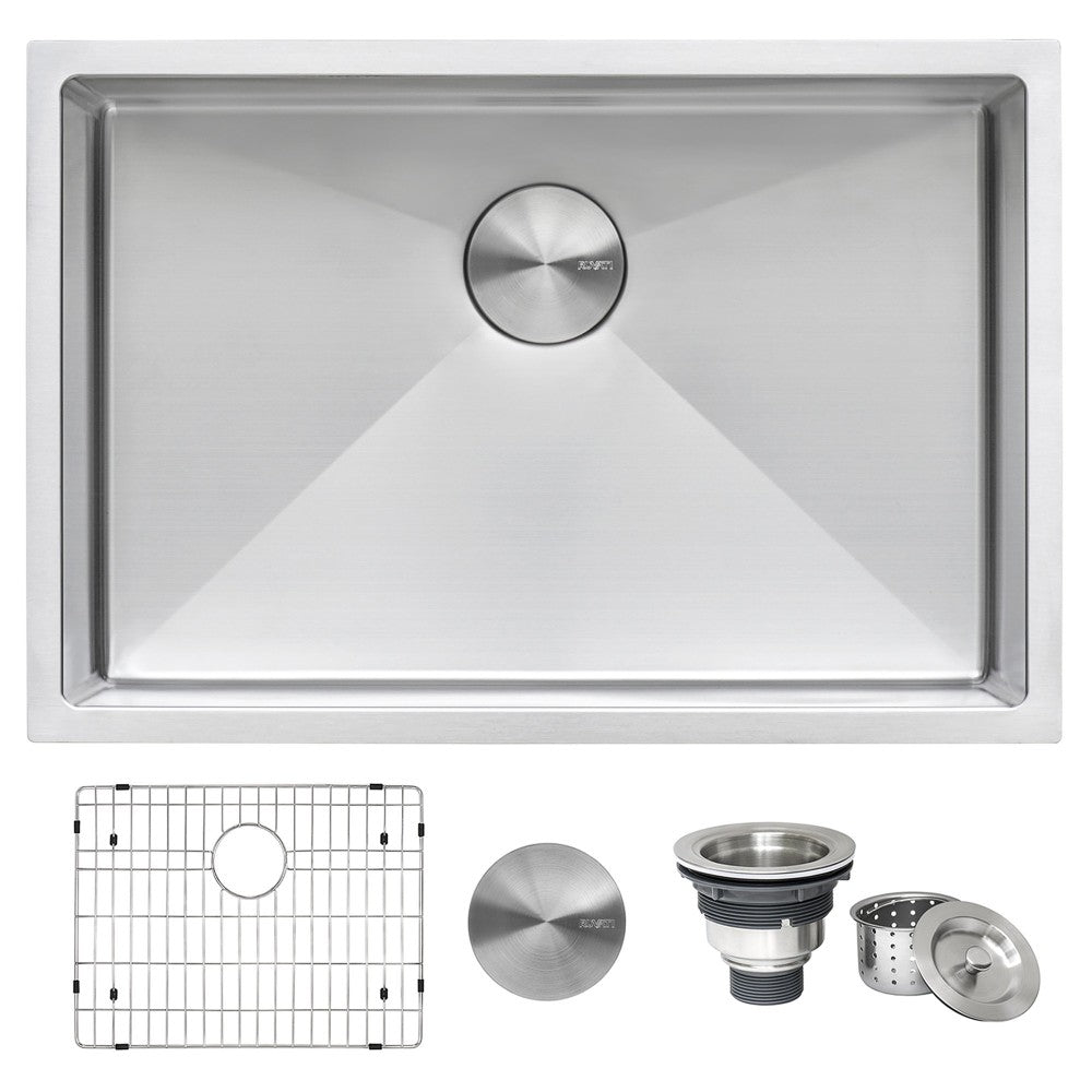 Ruvati Gravena 27 x 18 inch Kitchen Sink - Stainless Steel