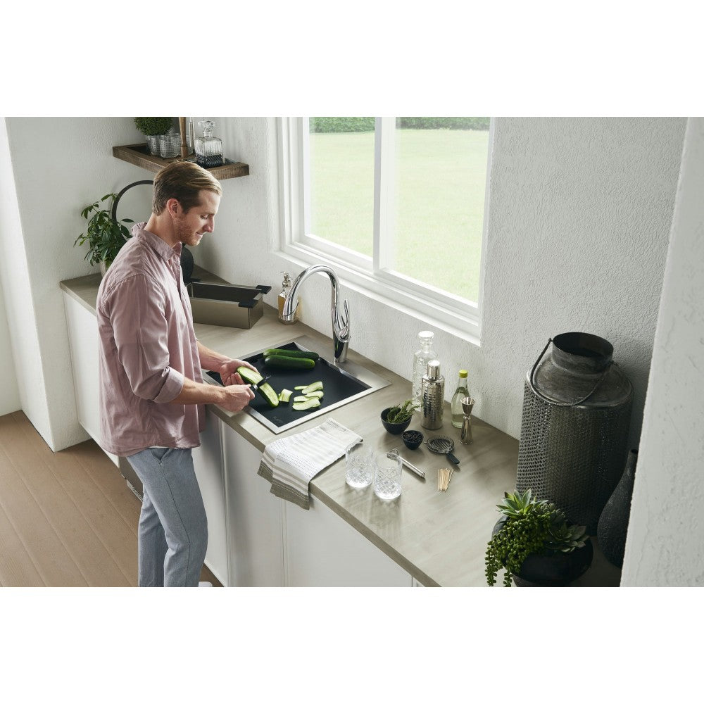 Ruvati Merino 15 x 20 inch Topmount Marine Sink - Stainless Steel