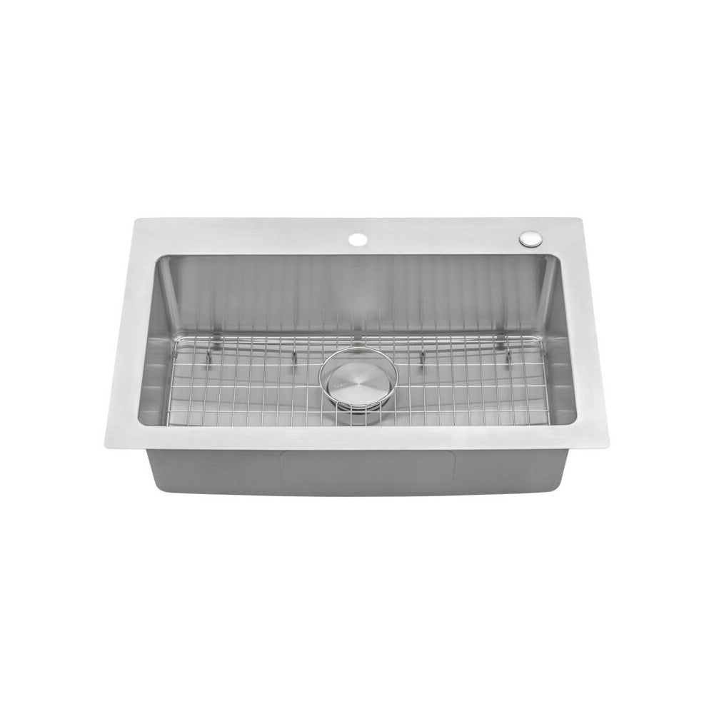 Ruvati Modena 33 x 22 inch Topmount Kitchen Sink - Stainless Steel