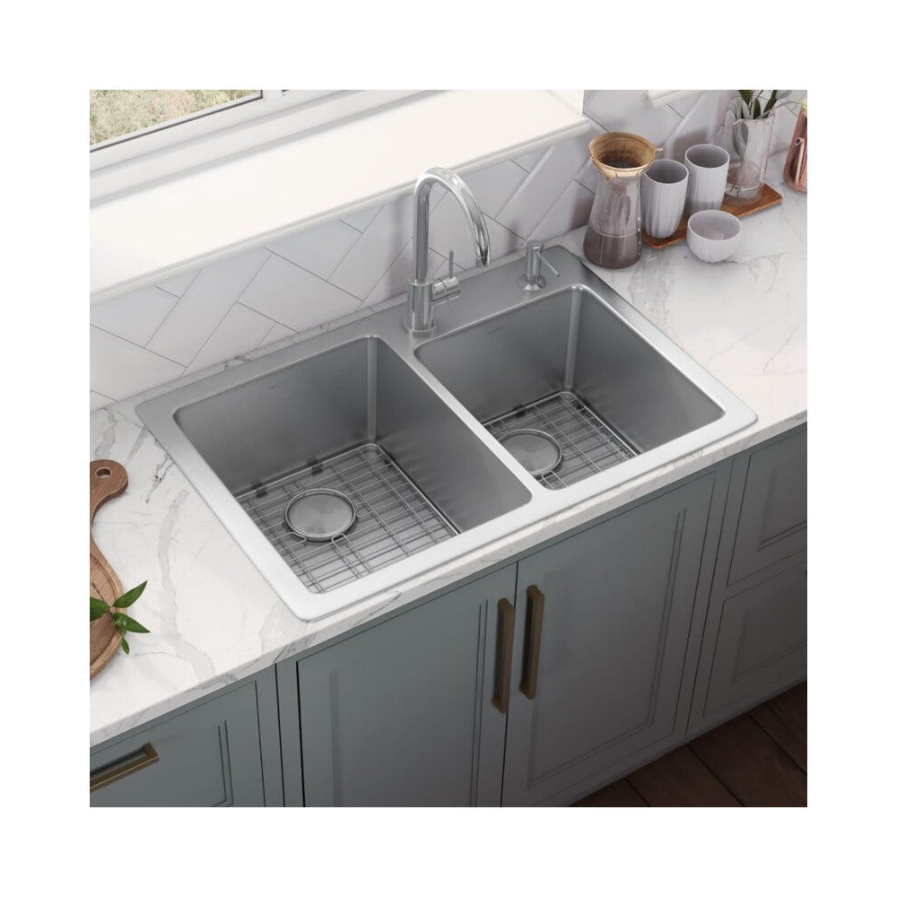 Ruvati Modena 33 x 22 inch Topmount Stainless Steel Kitchen Sink