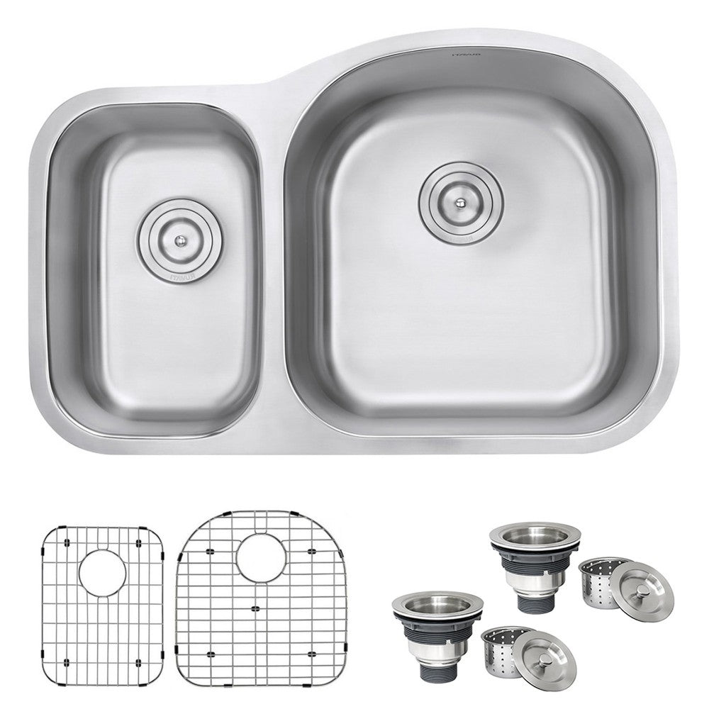 Ruvati Parmi 31.5 x 20.5 inch Undermount Stainless Steel Kitchen Sink