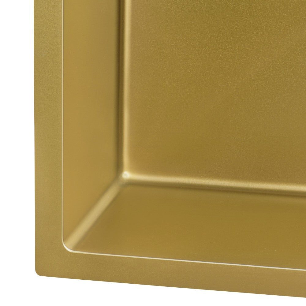 Ruvati Terraza 33 x 22 inch Apron Front Kitchen Sink - Brass Tone Matte Gold