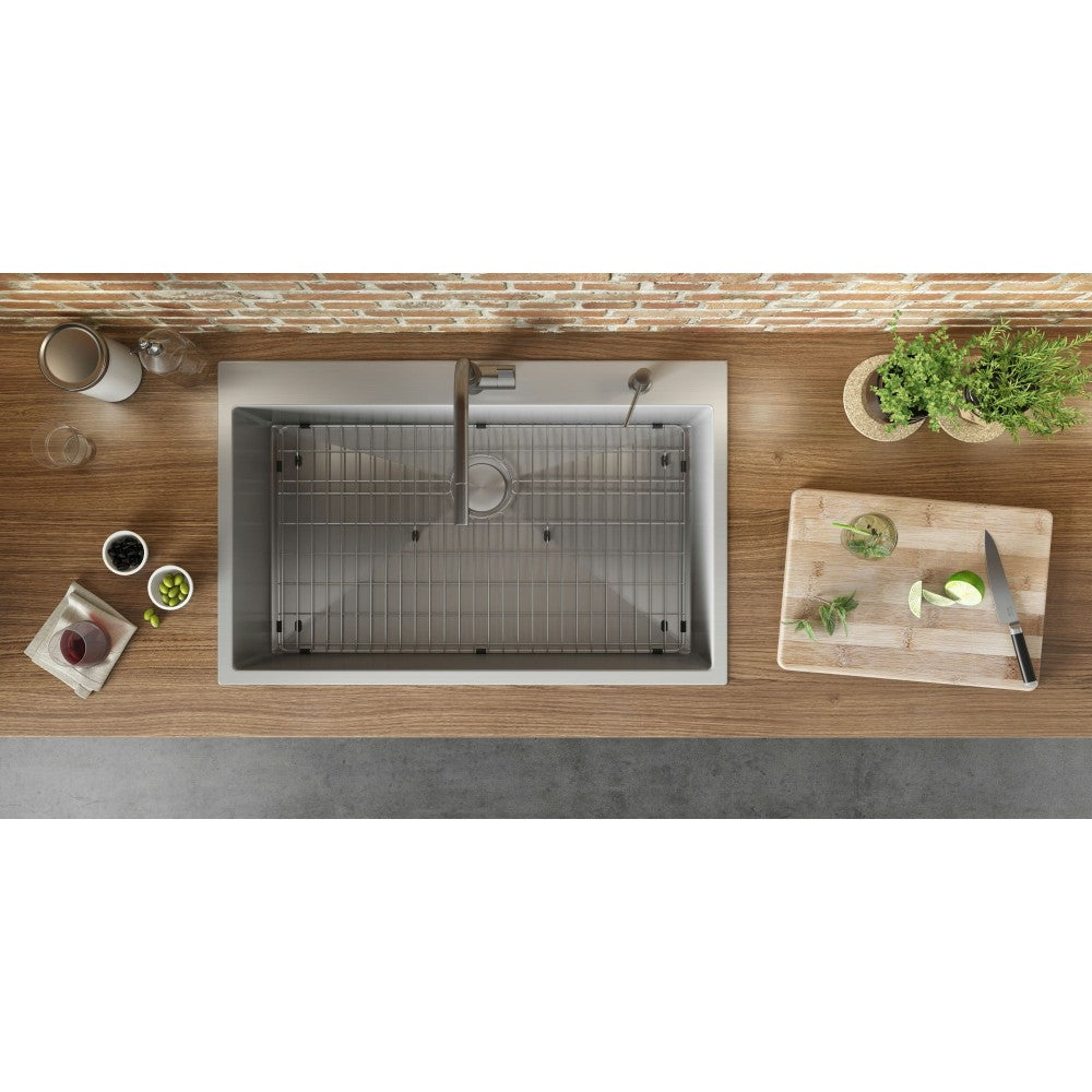 Ruvati Tirana Pro 30 x 22 inch Topmount Stainless Steel Kitchen Sink