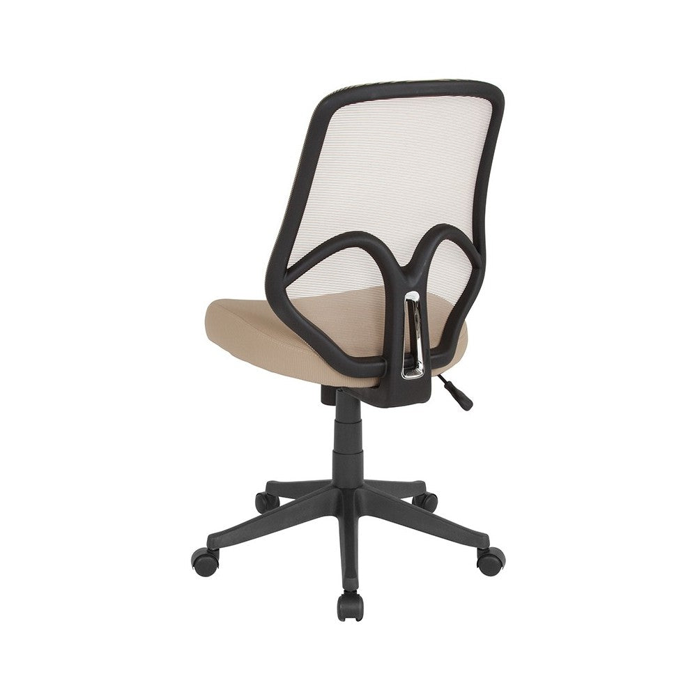 Salerno Series High Back Light Brown Mesh Office Chair