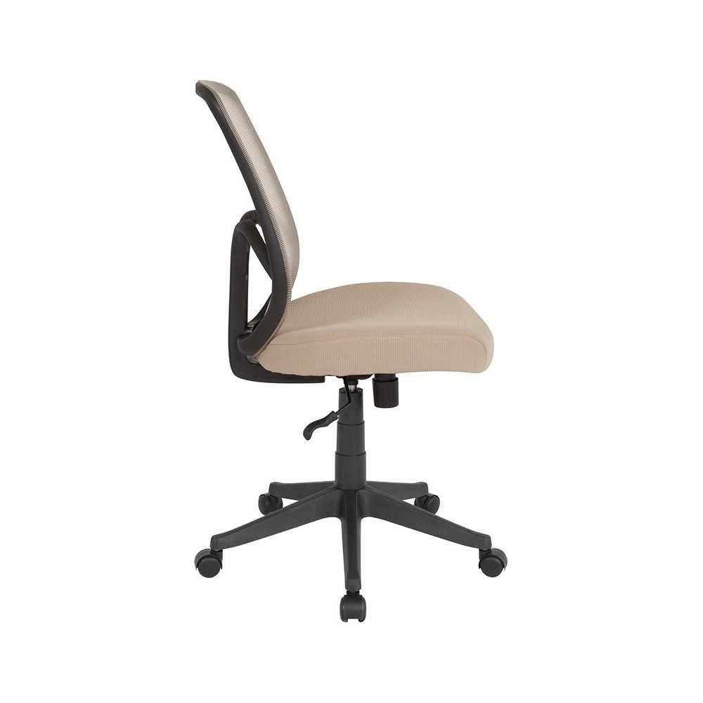 Salerno Series High Back Light Brown Mesh Office Chair