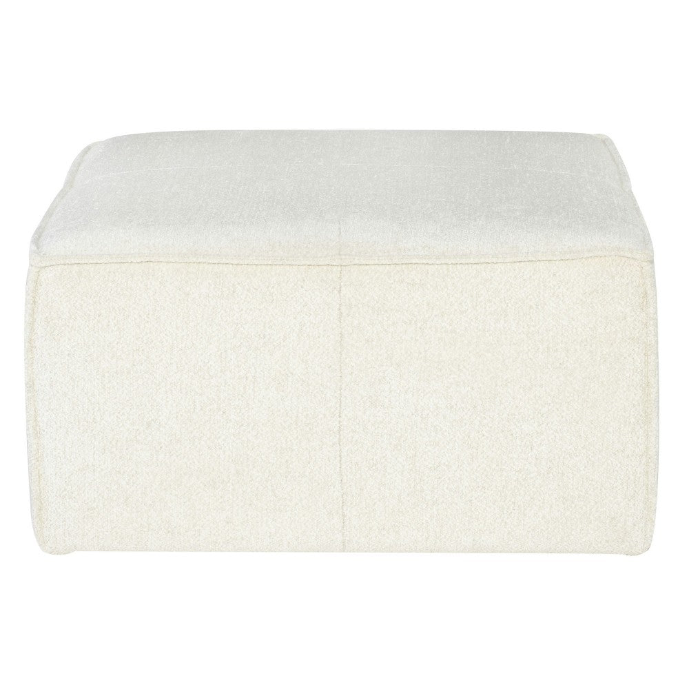 Santina Coconut Fabric Sofa Ottoman