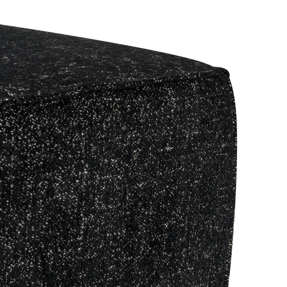 Santina Salt & Pepper Fabric Sofa Ottoman