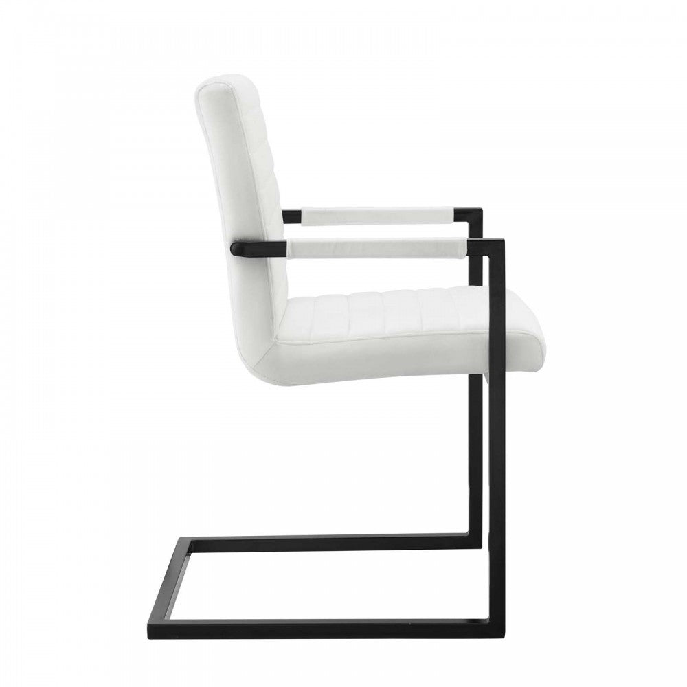 Savoy Performance Velvet Dining Chairs - Set of 2, White