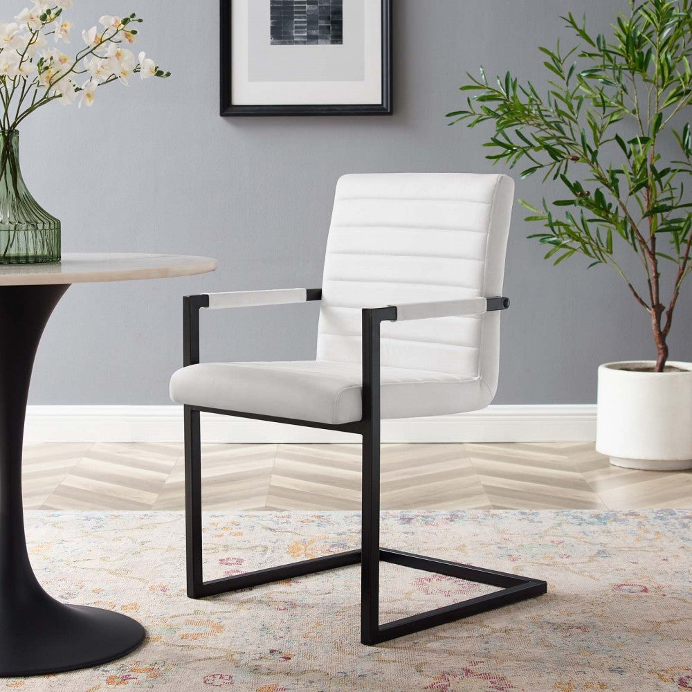 Savoy Performance Velvet Dining Chairs - Set of 2, White