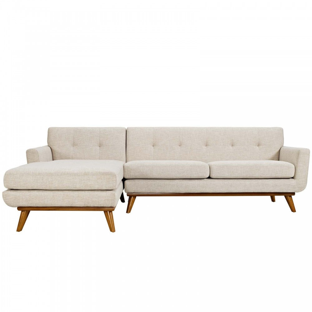 se Left-Facing Sectional Sofa, Beige