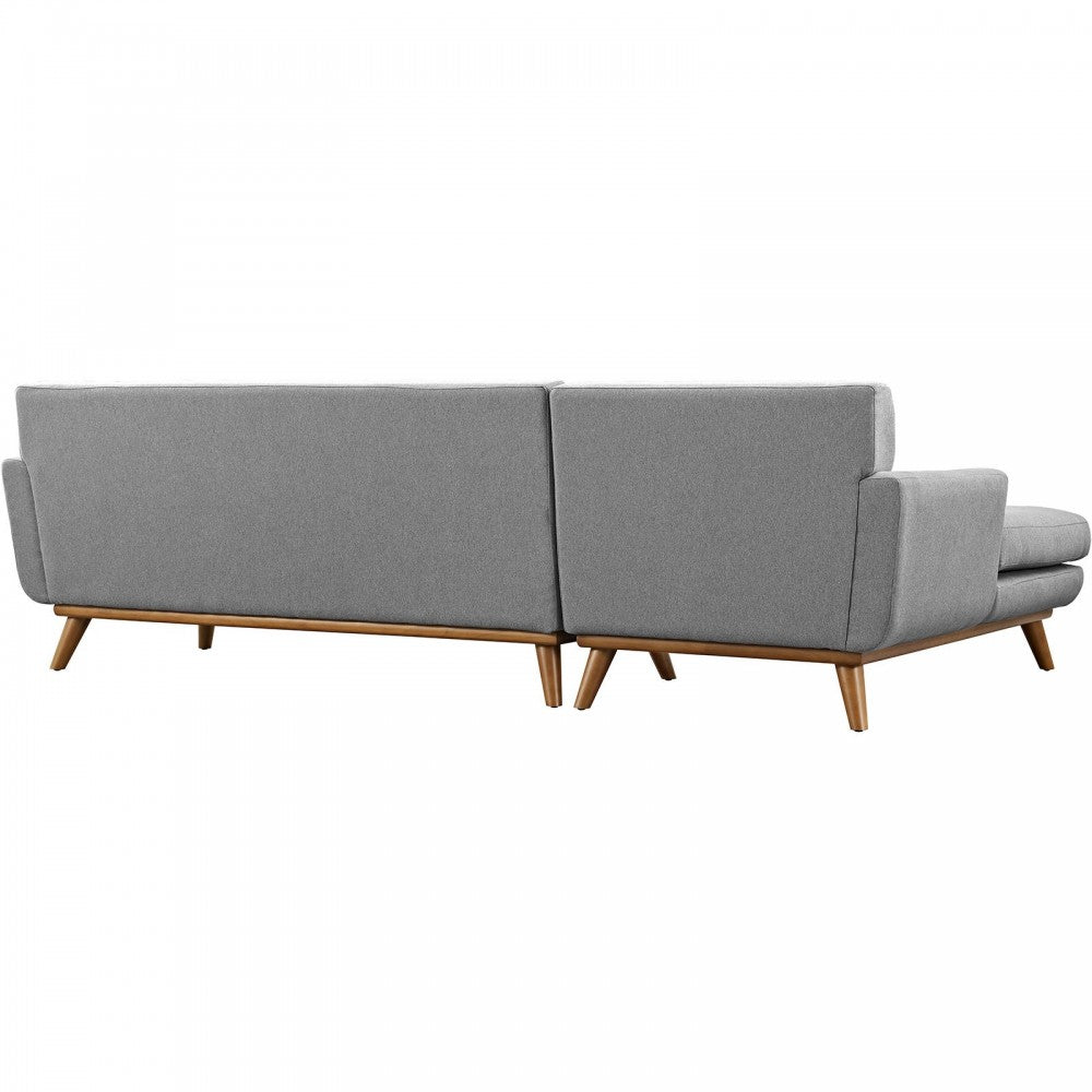 se Left-Facing Sectional Sofa, Expectation Gray