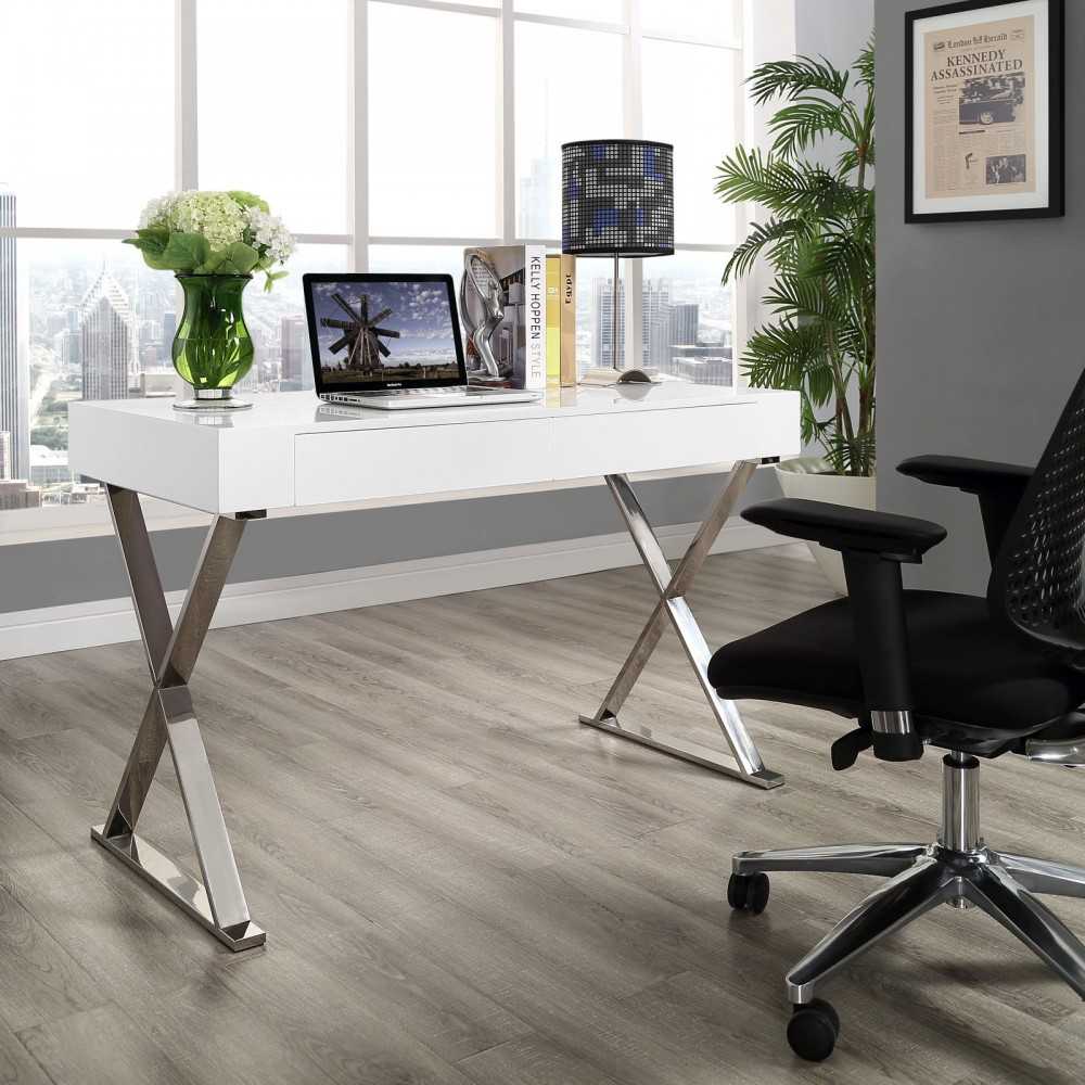 Sector Office Desk, White