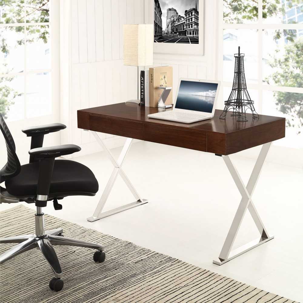 Sector Office Desk, Walnut