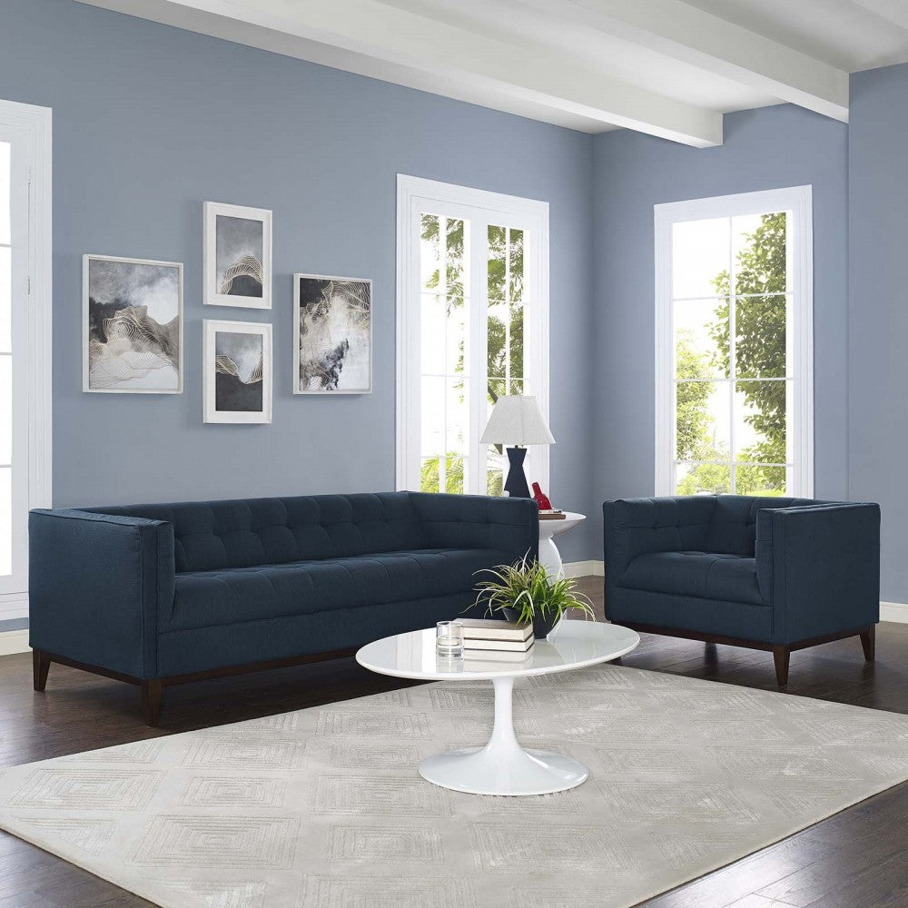 Serve Living Room Set Set of 2, Azure
