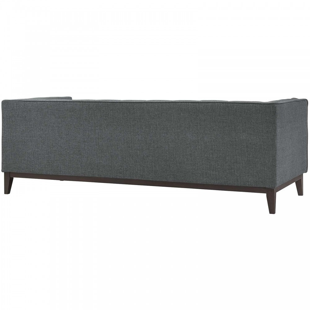 Serve Upholstered Fabric Sofa, Gray