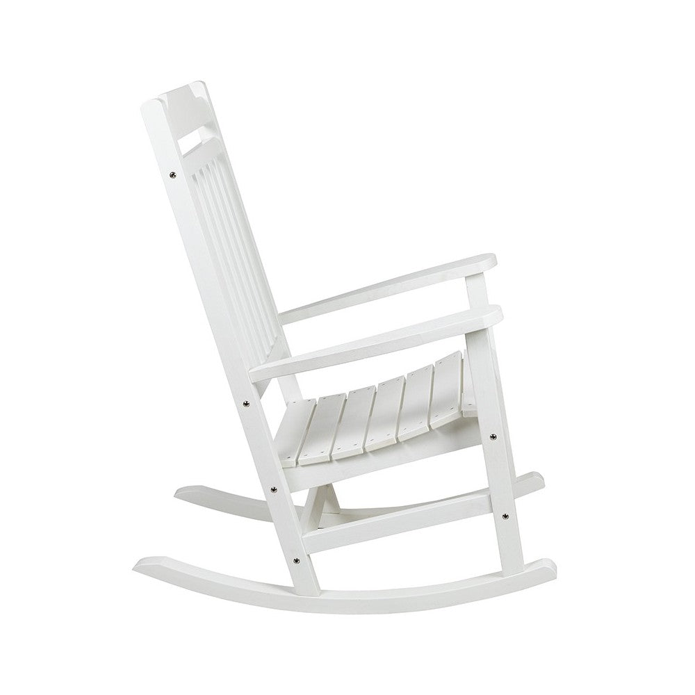 Set of 2 Winston All-Weather Rocking Chair in White Faux Wood