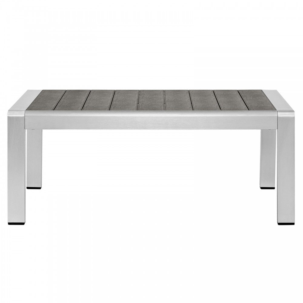 Shore Outdoor Patio Aluminum Coffee Table