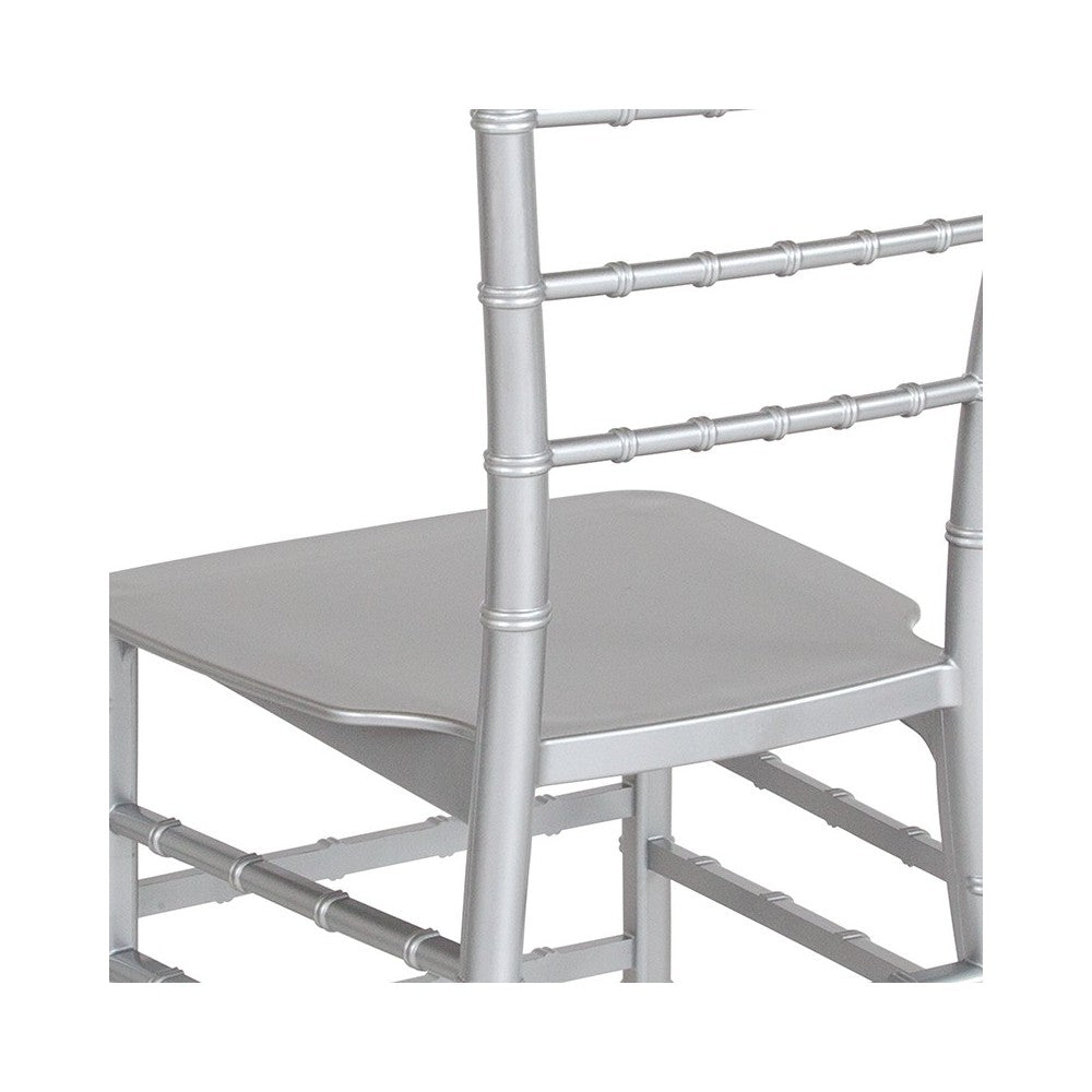 Silver Resin Stacking Chiavari Chair