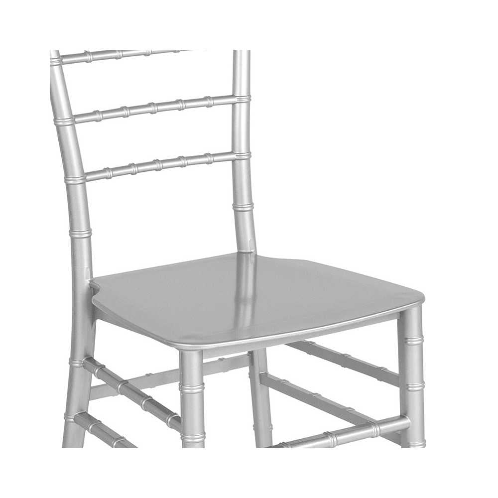 Silver Resin Stacking Chiavari Chair