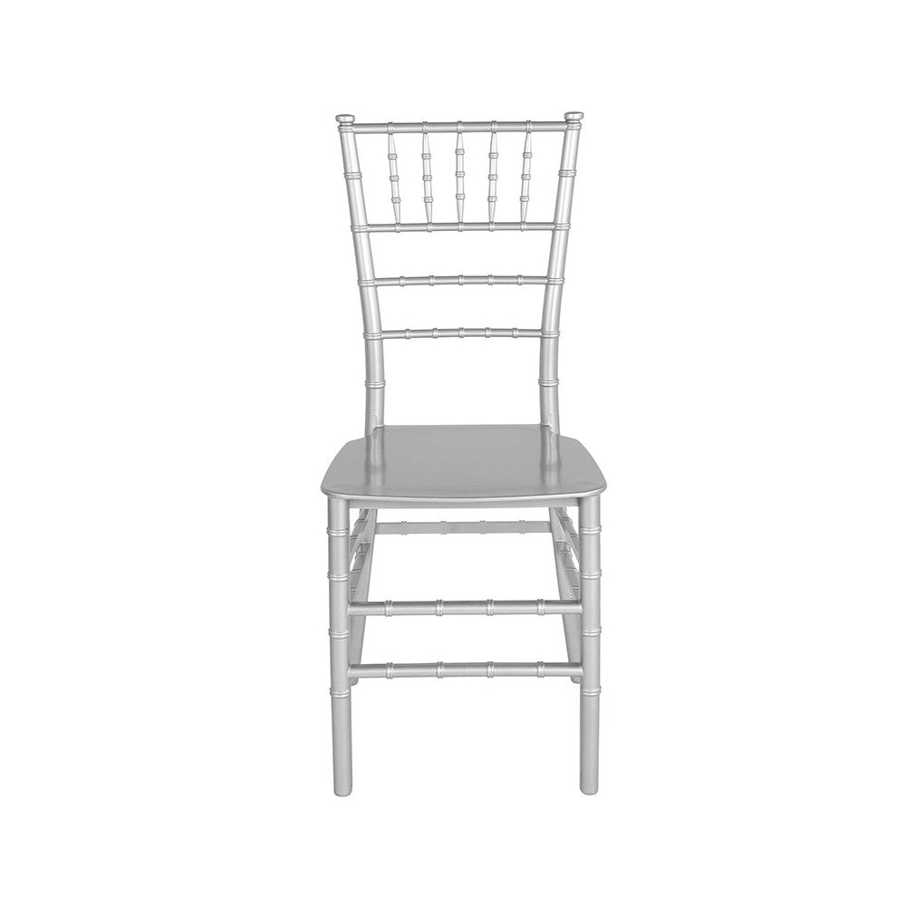 Silver Resin Stacking Chiavari Chair