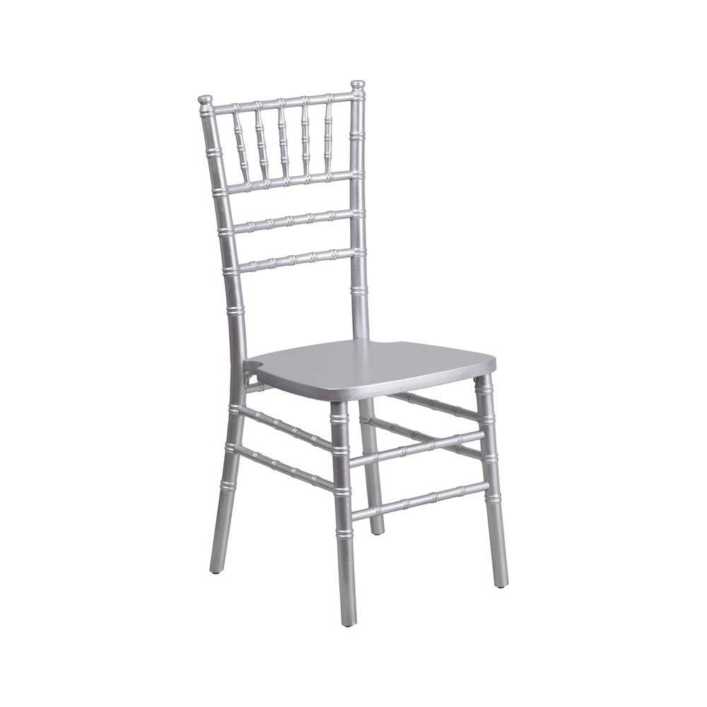 Silver Wood Chiavari Chair