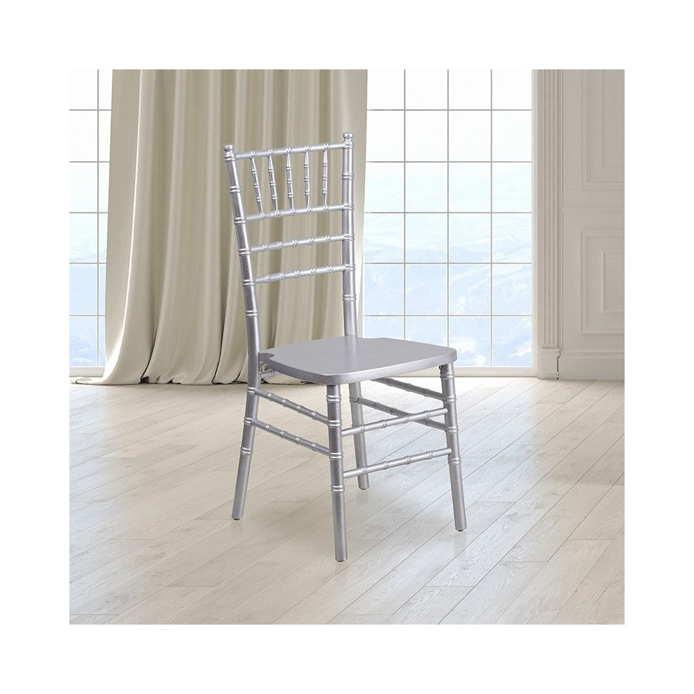 Silver Wood Chiavari Chair