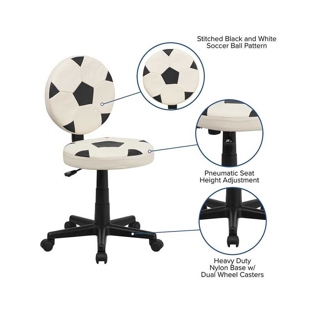 Soccer Swivel Task Office Chair