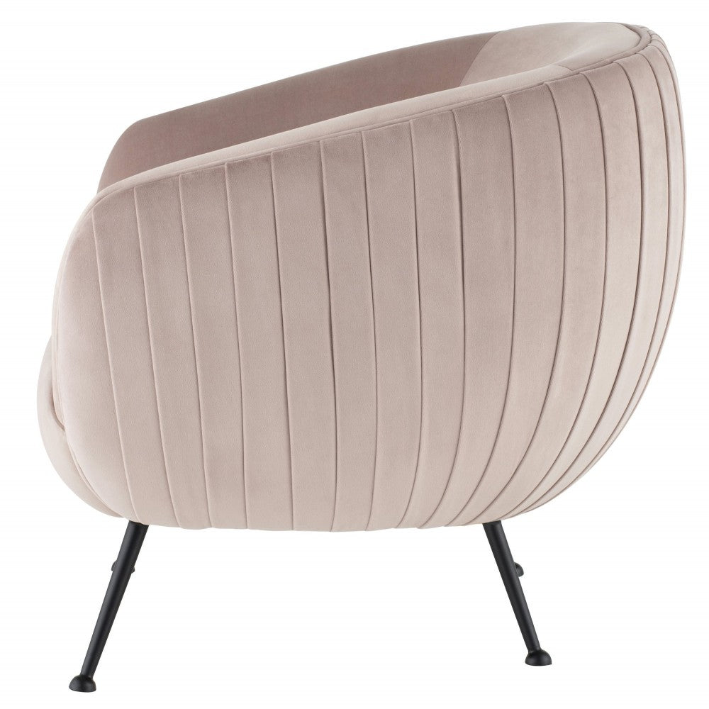 Sofia Blush Fabric Occasional Chair, HGDH138