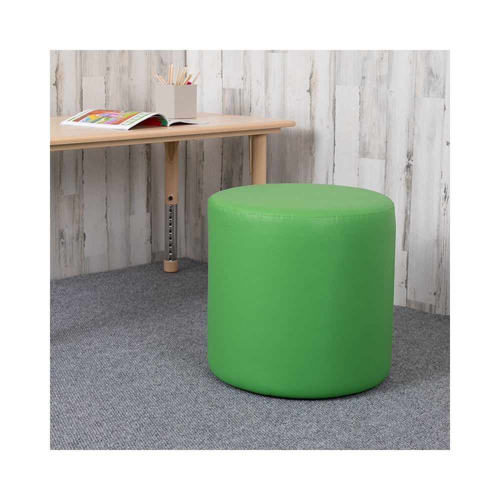 Soft Seating Collaborative Circle for Classrooms and Common Spaces - 18" Seat Height (Green)