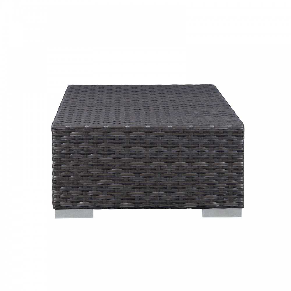 Sojourn Outdoor Patio Sunbrella Ottoman, Canvas Navy