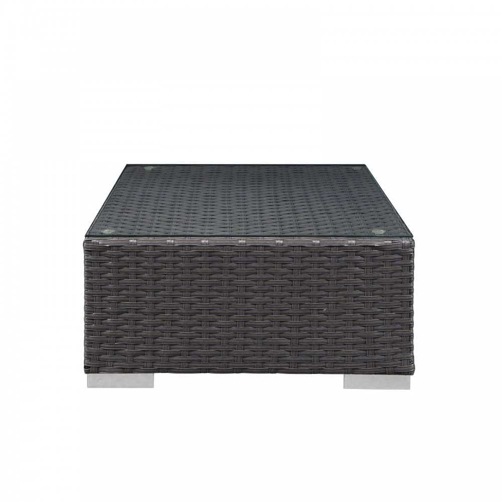 Sojourn Outdoor Patio Sunbrella Ottoman, Canvas Navy