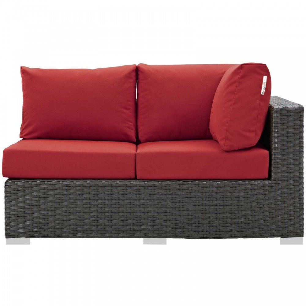 Sojourn Outdoor Patio Sunbrella Right Arm Loveseat