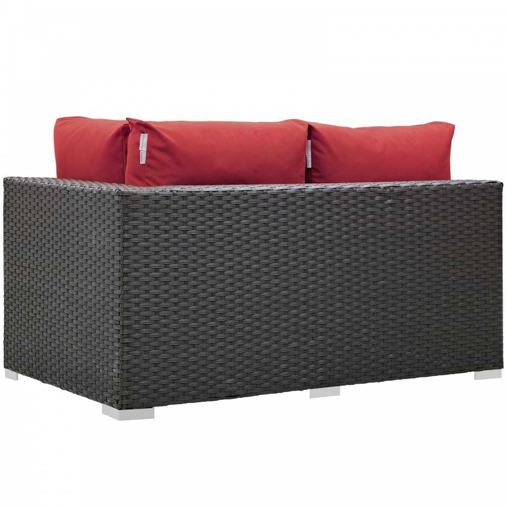 Sojourn Outdoor Patio Sunbrella Right Arm Loveseat