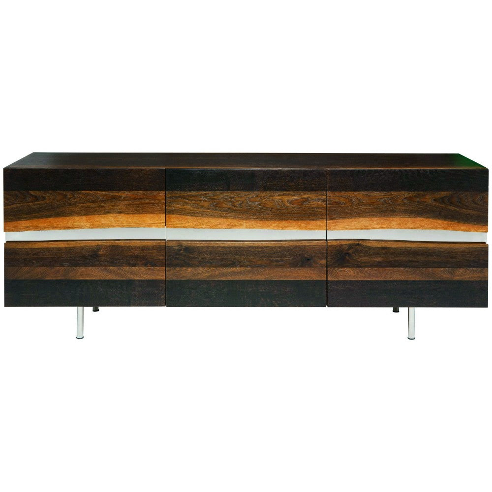 Sorrento Seared Wood Sideboard Cabinet, HGSR299